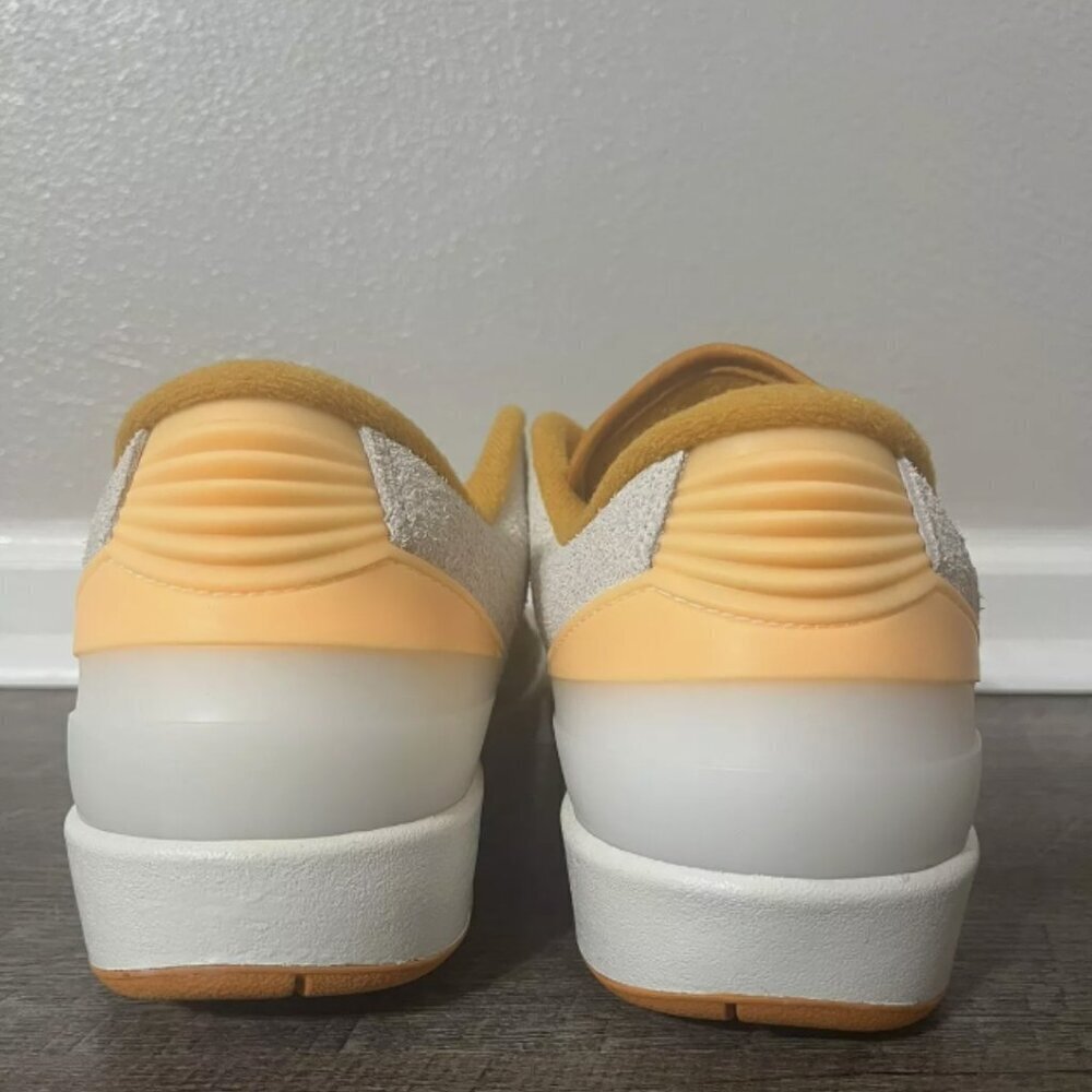 Nike Air Jordan 2 Retro Low Sail/Melon-Light Curry Mens Shoe Size 9.5 DV9956-118 - Picture 5 of 11